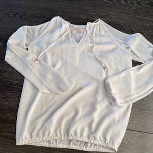 Michael Kors cold shoulder blouse